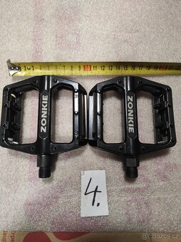 Spousta pedálů úzké i široké platformy a SPD. 1. - 4