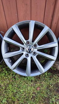 Originální alu kola volkswagen merano antracit 5x112 - 4