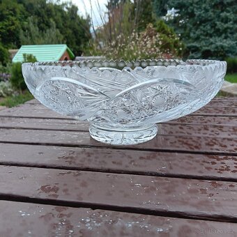 Velká skleněná mísa průměr 30cm - 4