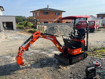 Minibagr CR11OH - J , profi uložení joysticků - 4