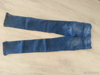 Slim fit džíny vel. 152 Name it - střední modrá - 4