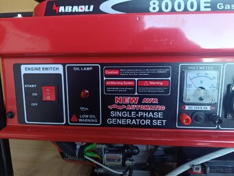 Elektrocentrála 8 kW, AVR, elektrický startér - 4