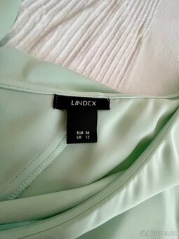 Set - Světle zelené společenské šaty a lodičky vel. 38 - 4