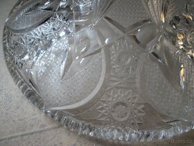 Servírovací mísa broušené sklo - 4