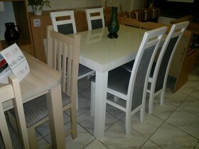 Nové židle  ADAM  +  Stůl - 4