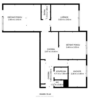 PRODEJ BYTU 3+1 S BALKONEM, LHENICKÁ, ČESKÉ BUDĚJOVICE - 4