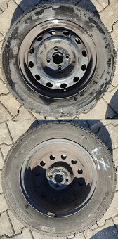 4 kola R14, 4x100, 5,5Jx14 ET46 + letní pneu 175/70, z hyund - 4