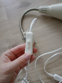2 ks lampicka IKEA Kvart bezova se svorkou - 4