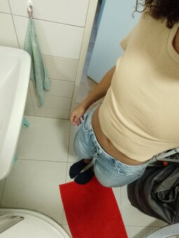 Béžový Crop top - 4