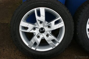 zimni pneu a alu kola Ford Transit 5x160 hezky model kol R17 - 4