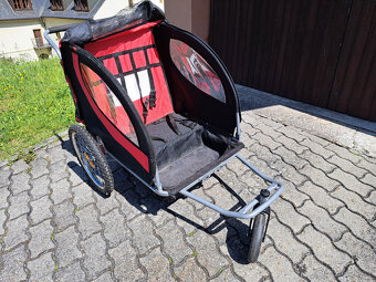 Vozík za kolo i pro chůzi pro 2 děti - 4