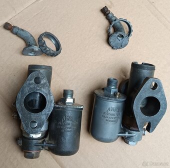 Karburátory Amal Fischer pro BMW R6 R61 jako BMW R5 a R51 - 4