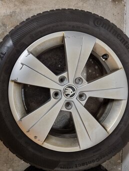 Zimní originílní Alu sada Superb 215/55 R17 - 4