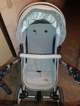 Kočárek Kiduku, šedý, trojkombinace - 4