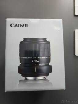 Prodám nepoužívaný objektiv CANON MP-E 65 mm - 4