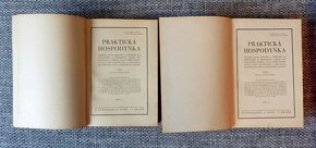 Praktická hospodyňka, starožitná kniha z roku 1928, oba díly - 4