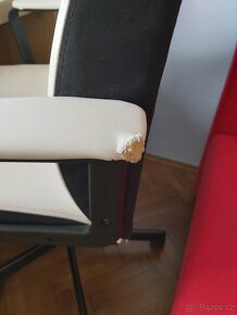 IKEA MILLBERGET Otočná židle, bílá - VELMI DOBRÝ STAV - 4