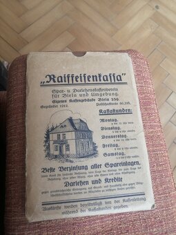 Vkladní knížka druhá světová válka. Děčín Bělá - 4