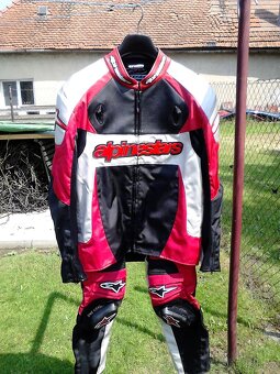 Dvojdílná textilní kombinéza Alpinestars M/L+ slidery v ceně - 4