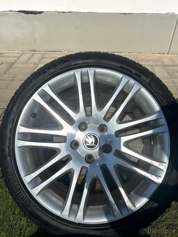 ALU Kola ŠKODA 5x112 R18 LUXON NOVÉ Letní Pneu 225/40/18 - 4