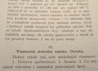 Rarita - Vzácná knížka TABÁK PĚSTOVNÍ, VÝROBA JEHO a zejména - 4