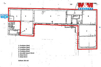 Pronájem obchod a služby, 201 m², Kutná Hora, ul. Masarykova - 4