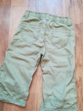 Dívčí khaki zelené letní kraťase - 3/4, H&M 116 - 4