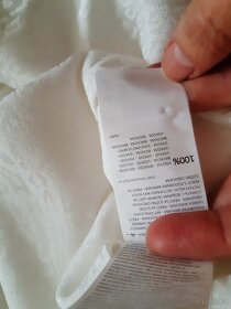 Krémová blůza se vzorem - 4