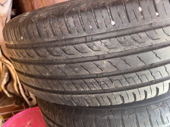 Prodám sadu alu kol + pneumatik - 4