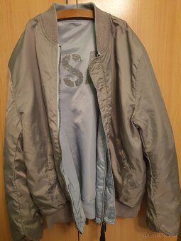 Pánská bunda bomber Alpha industries vel.XL,barva-air blue - 4