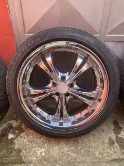 Alu kola 5x100 chrom - 4