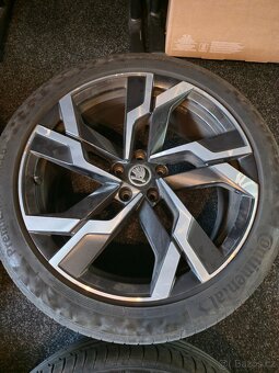 Prodám alu 5x112 R20 Sagitarius s pneu 235/45/20 Michelin - 4