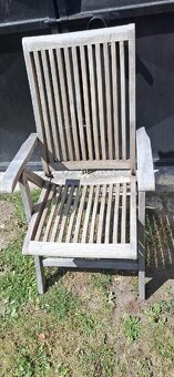 Zahradní polohovací křesla 2ks - 4