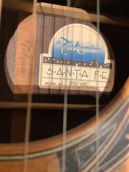 Takamine Santa Fe PSF 48 C LTD, rok výroby 1997 - 4