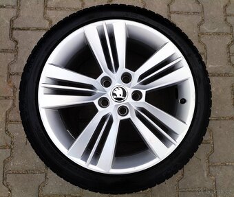 Alu kola originál Škoda Octavia III, RS 5x112 R18 - 4