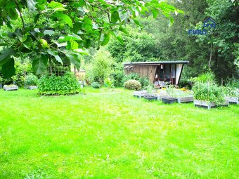 Prodej, zahrada 615 m2 s chatkou, obec Běšiny u Klatov - 4