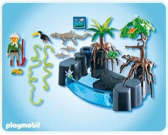 Playmobil 4463 – Kaimaní zátoka + Playmobil 4205 – Mývalové - 4