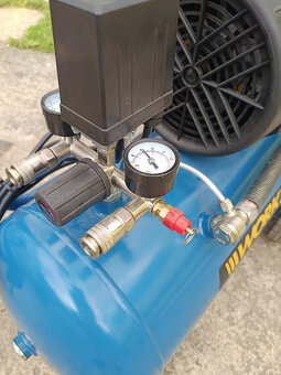 Olejový kompresor Workzone, 2-válcový, 50L, 10 bar, - 4