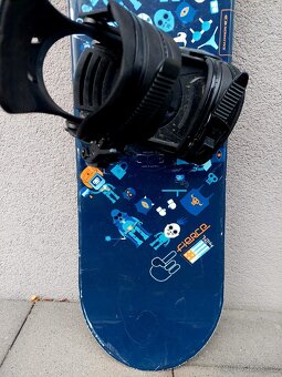 Snowboard SALOMON, 124 cm + boty - 4