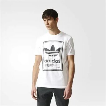 ADIDAS LOGO PÁNSKÉ BAVLNĚNÉ TRIKO L - 4