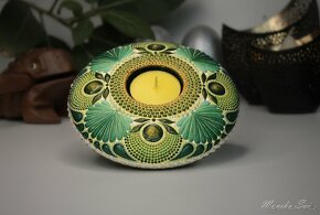 Mandala - Svícen DotArt - akryl. - 4