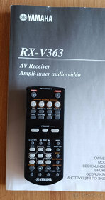 5.1 Receiver Yamaha RX-V363+DO+manuál - 4