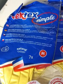 Rukavice úklidové latexové, elastické. - 4