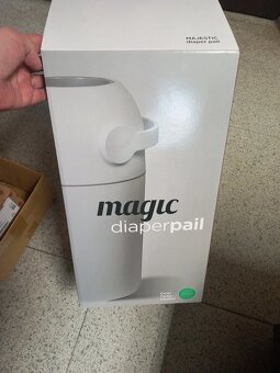 MAGIC koš na pleny zelený - 4