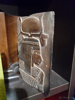 Prodám suvenýr z Egypta oboustranný obraz na kameni - 4