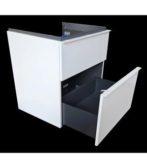 Geberit skříňka + umyvadlo bílá matná 60 cm - 4