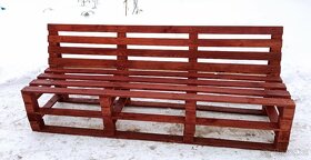 Dřevěná lavice - 4