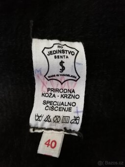 Dámský tmavě hnědý kožich z pravé kožešiny - 4