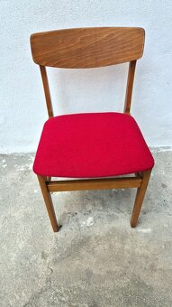 Retro židle Ton (č.16) s novým polstrováním - 4