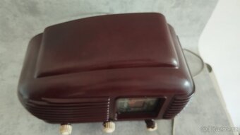 Stare bakelitové rádio TALISMAN  do sbnírky, k dekoraci - 4